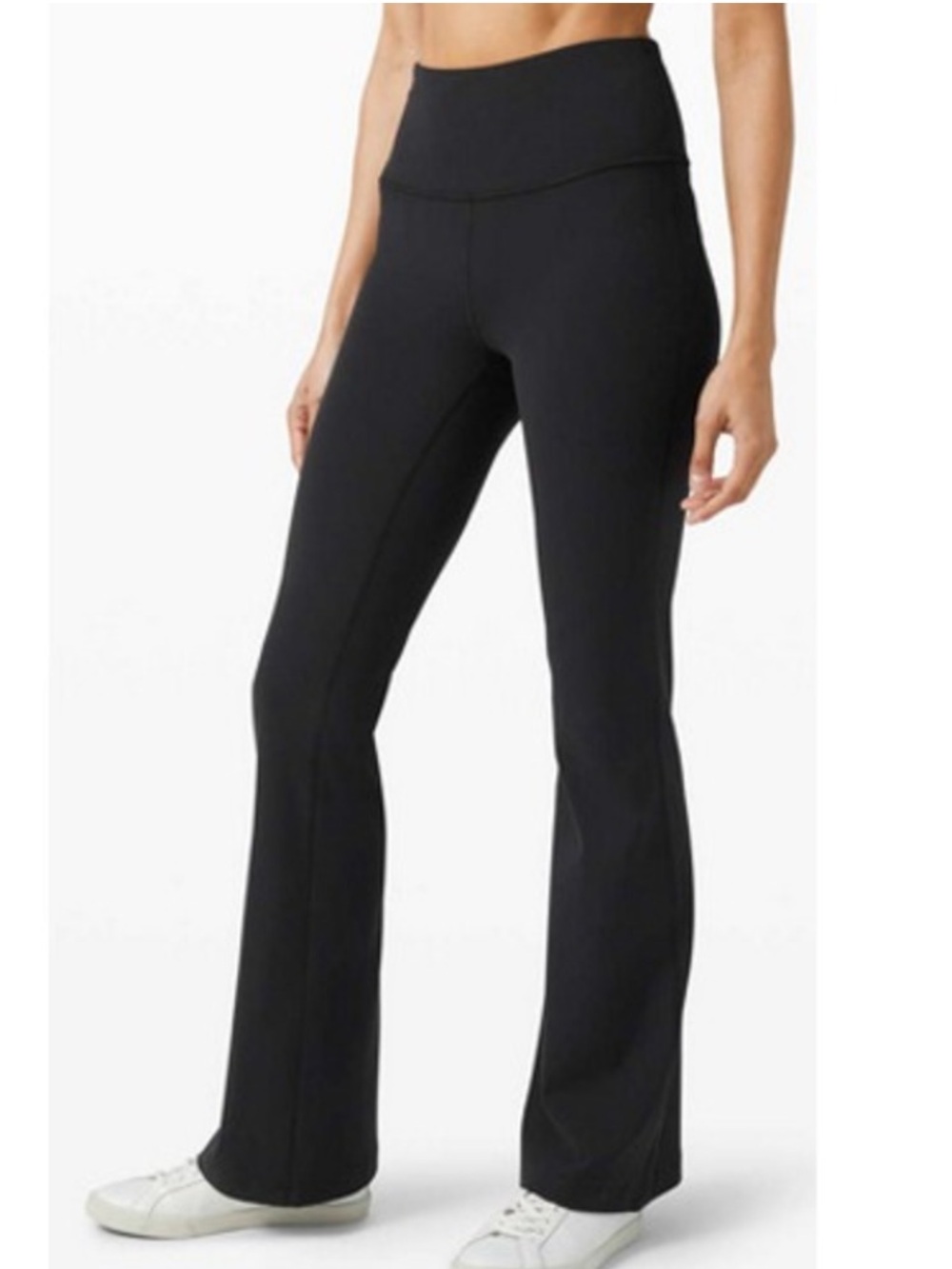 Lululemon Black Groove Nulu High-Rise Flared Athletic Yoga Kick Flare Leggings